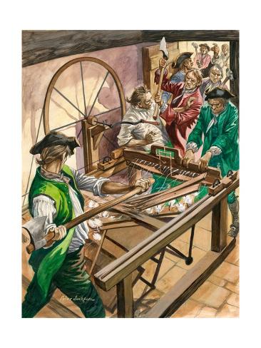 Who invented the spinning jenny?