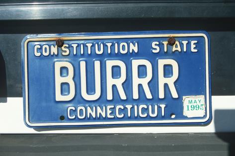 Vanity Plate Ct vanity license plate connecticut photographic print at Vanity Plate Ct vanity license plate connecticut photographic print at
