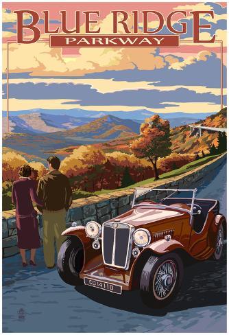 Viaduct Scene At Sunset Blue Ridge Parkway Prints At