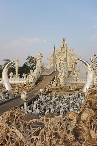 Ban+CA+Rong The White Temple (Wat Rong Khun), Ban Rong Khun, Chiang Mai, Thailand ...