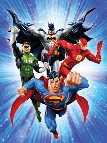 http://imgc.allpostersimages.com/images/P-473-488-90/87/8788/2WQT300Z/posters/justice-league-superman-with-flash-green-lantern-batman-with-blue-background.jpg