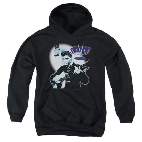 Youth Hoodie: Elvis - Hillbilly Cat Pullover Hoodie