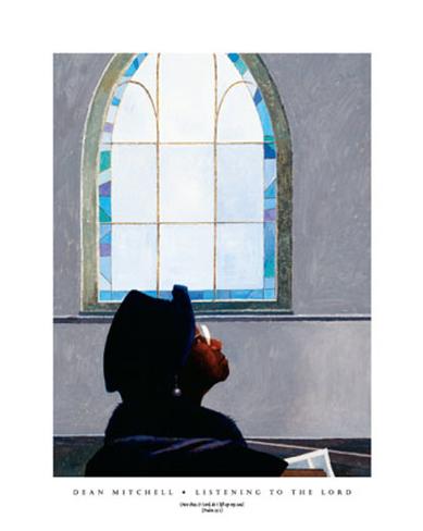 Listening to the Lord Art Print