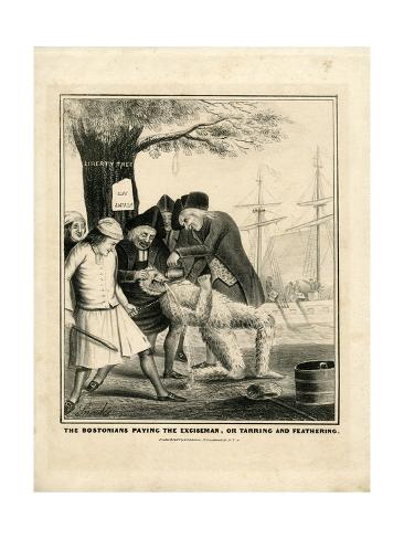 15+ The Bostonians Paying The Excise-Man Or Tarring And Feathering Background