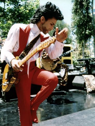 American Singer Prince (Prince Rogers Nelson) in the 80'S Photo