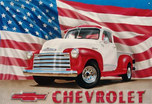 Chevy'51 Pick up Tin Sign Don't see what you like Customize Your Frame