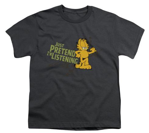 Youth: Garfield - Just Pretend I'm Listening T-Shirt