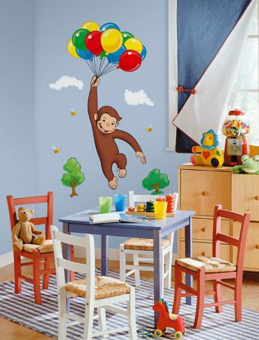 Curious George Wall Decal