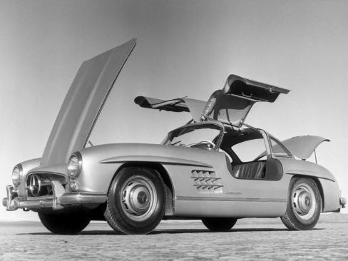 Black and white mercedes posters #2