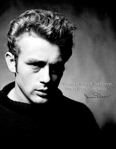 James Dean - <b>Live Forever</b> Blechschild - james-dean-live-forever