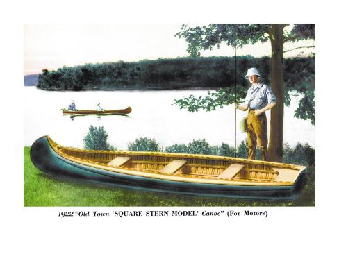 Square Stern Model' Canoe Wall Decal at AllPosters.com