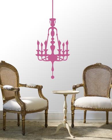 Pink Chandelier Lamp