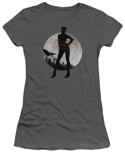 Juniors Batman Arkham City Catwoman Convicted TShirt