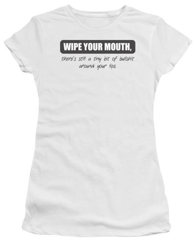 wipe your mouth