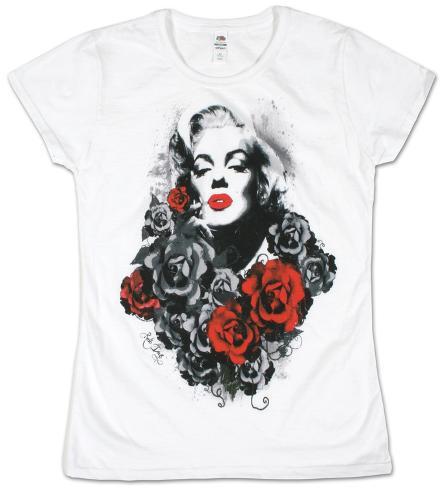 Juniors Marilyn Monroe Rose Face TShirt Don't see what you like