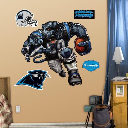   Stickers on Carolina Panthers Die Cut Rb Liquid Blue Wall Decal At Allposters Com