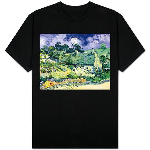 Thatched Cottages at Cordeville, Auvers-Sur-Oise, c.1890 T-Shirt