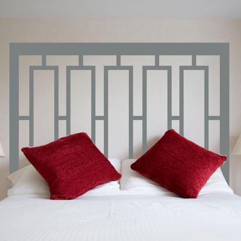 Modern Headboard (Double Bed) Wall Decal - at AllPosters.com.au
