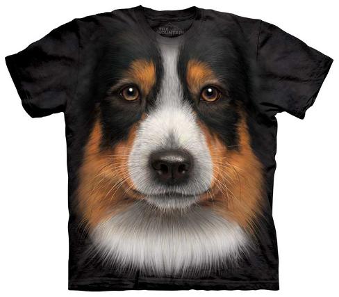 Australian Shepherd Face T-Shirt at AllPosters.com
