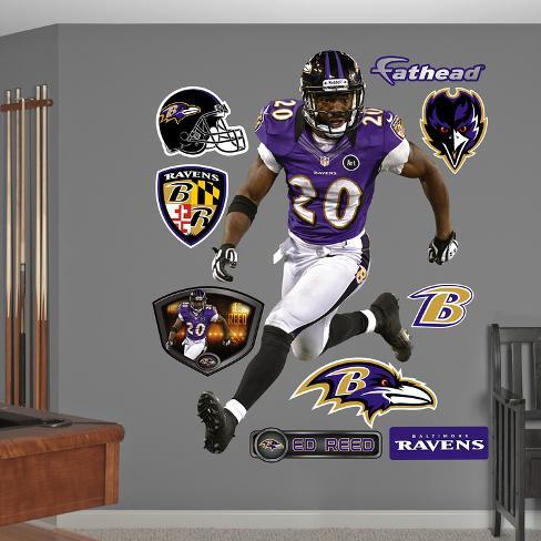 NFL Baltimore Ravens Ed Reed 2012 Wall Decal Sticker Wall ...