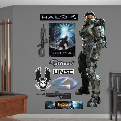 master chief halo 4 wall decal sticker wall decal at master chief halo 4 wall decal sticker wall decal at