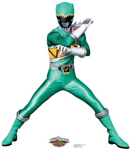 Green Dino Ranger green - power rangers dino charge lifesize standup 