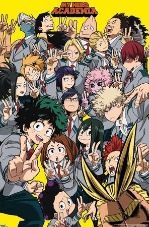 My Hero Academia Character Poster Collection (Set of 8 pieces)  Hero  academia characters, My hero academia, Boku no hero academia