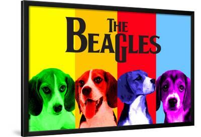 Dog Au Vin Beagle by Fab Funky Dog Print 13x19