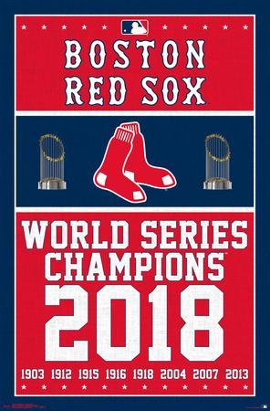MLB Boston Red Sox Posters, Baseball Wall Art Prints & Sports Room