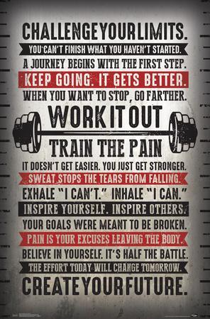 workout motivational posters