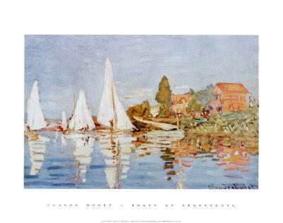 Claude Monet Regatta at Argenteuil NEW Paint By Numbers - PBN Canvas