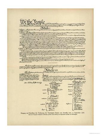 U.S. Constitution Posters & Wall Art Prints