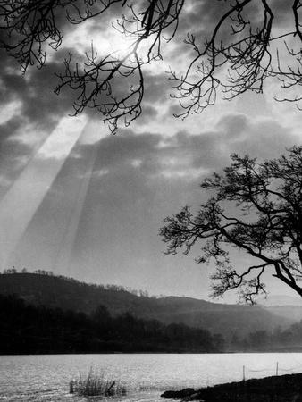 Two Chairs James McLoughlin Photograph Black White Landscape Print Poster 19x13