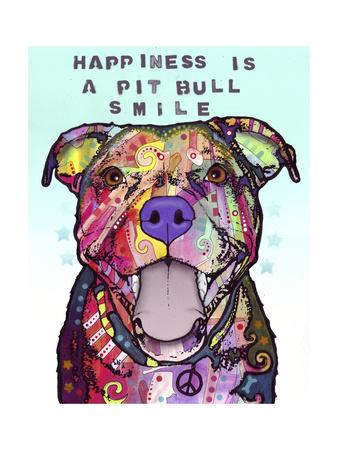 Pit Bull Dog Tongue Dean Russo Wall Decal