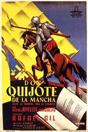 Don Quijote de la Mancha (1934) Posters & Wall Art Prints