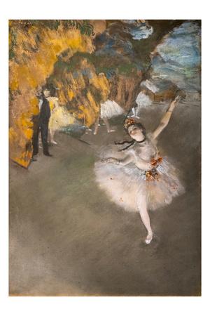 EDGAR DEGAS DANCERS IN FOYER OLD MASTER ART PAINTING PRINT POSTER 702OMA