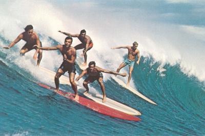 Vintage surf prints deals