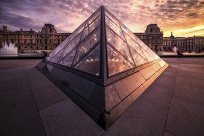 Louvre Art Wall Prints Pyramid Posters &
