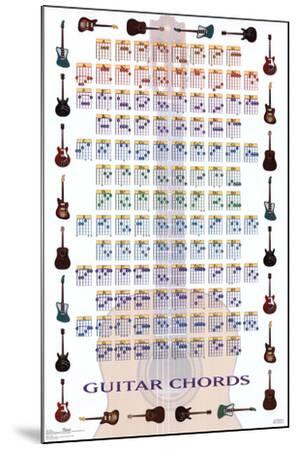 Affordable Guitar Chord Charts Posters For At Allposters