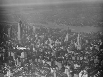 NEW YORK ART PRINT EMPIRE STATE BUILDING by Brain James 19x13 Poster