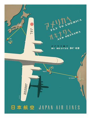 Japan Vintage Poster, Japan Retro Print, Vintage Japanese Travel Poster  TR372 