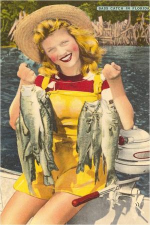 Fishing (Vintage Photography) Posters & Wall Art Prints