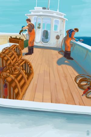 Fishing Boat Posters & Wall Art Prints