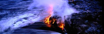 Photo Greeting Card Fine Art Nature Photography - Lava Twister Kilauea  Volcano Photography - Hawaiian - Blank Notecard - Lava Water Spout