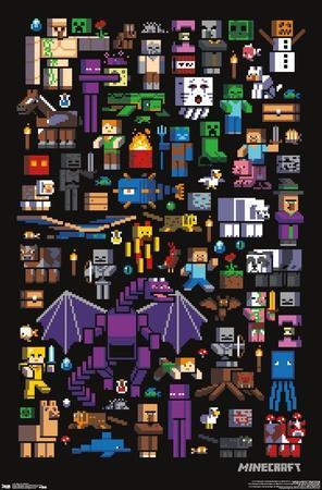 2D-Poster of Minecraft :) : r/Minecraft