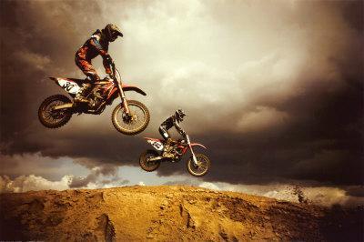 Art Poster Motocross sport