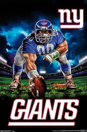 NFL NY Giants Posters, Football Wall Art Prints & Sports Room Decor