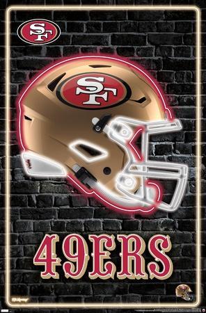 NFL San Francisco 49ers Posters, Football Wall Art Prints & Sports Room  Decor