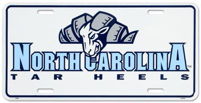North Carolina Tar Heels Diamond License Plate Tin Sign 6 x 12in