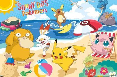 Pokemon - Trio Evolutions Poster Print (34 x 22) 